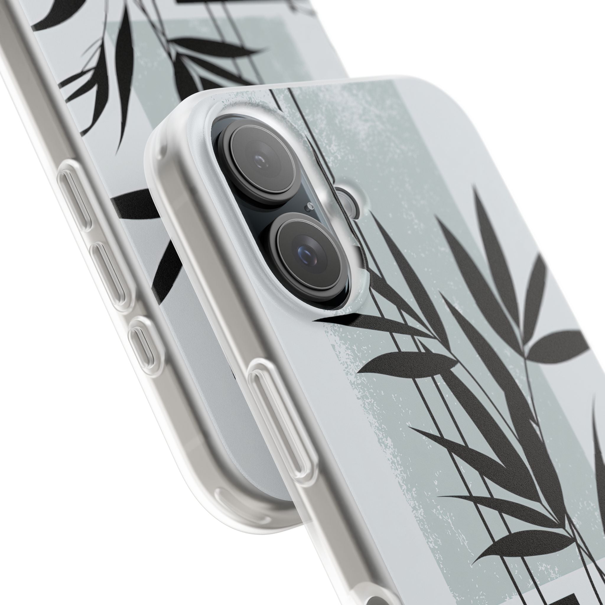 Grey Lite Phone Case for iPhone - Sage Bamboo Noir