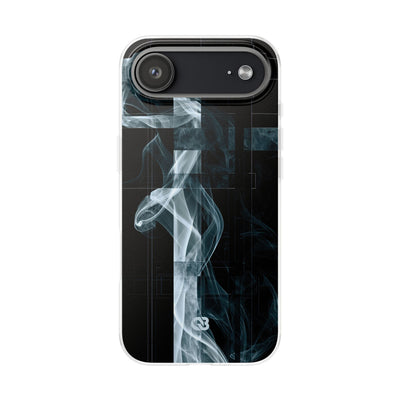 Black Lite Phone Case for iPhone - Arctic Vapor Grid