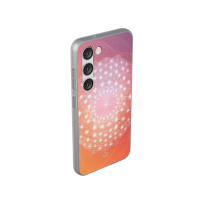 Radiant Stardust Mandala · Soft Mobilskal för Samsung