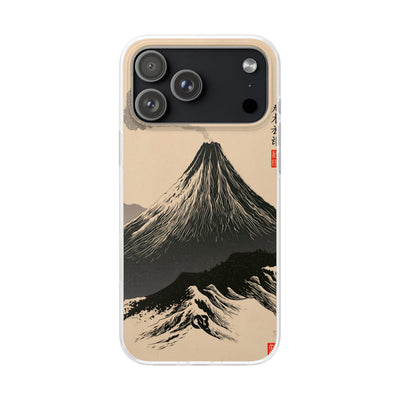 Beige Lite Phone Case for iPhone - Obsidian Ink Summit