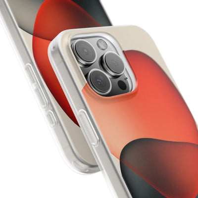 Translucent Crimson Form · Lite Phone Case for iPhone ·  Red