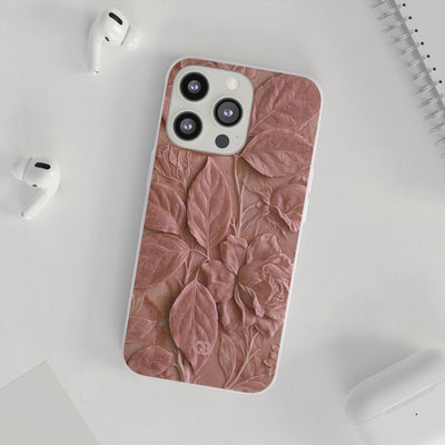 Blush Rose Relief · Lite Phone Case for iPhone ·  Pink