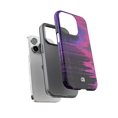 Neon Signal Shift · Tough Phone Case for iPhone · Purple