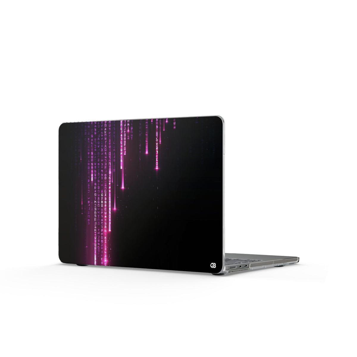 Binary Cascade · Clear Hard Case for MacBook · Black