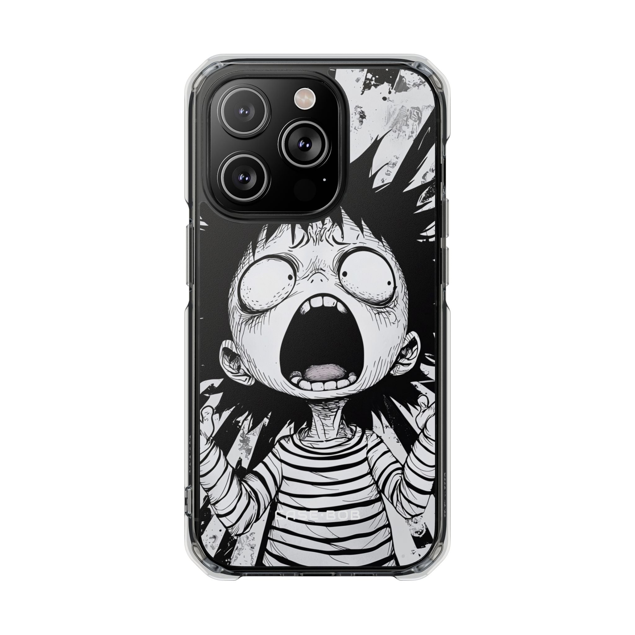 Screaming Stripes iPhone 14 Pro Case - Impact