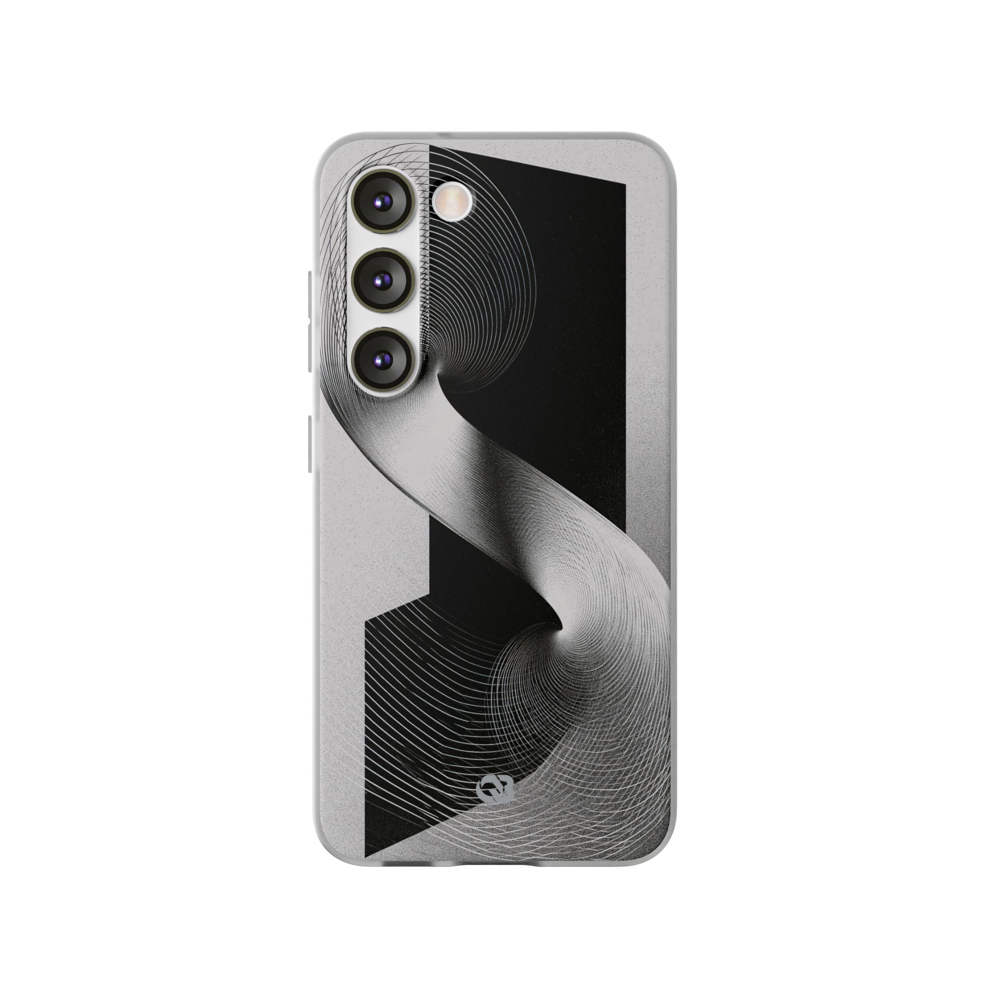 Grey Lite Phone Case for Samsung - Obsidian Moiré Wave