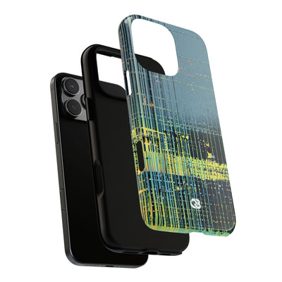 Acid Raster Circuit · Tough Phone Case for iPhone · Teal