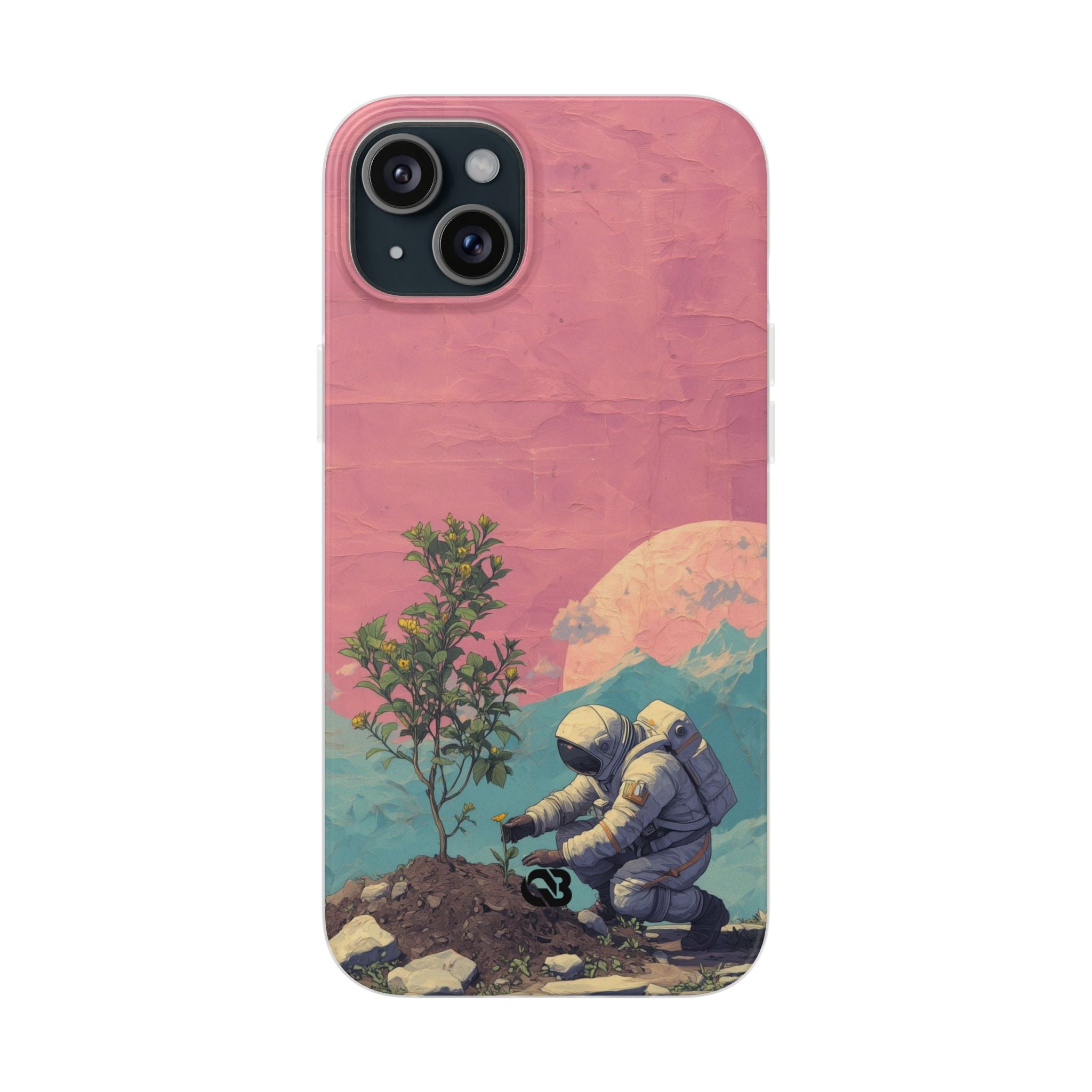Lunar Pastel Bloom · Soft Phone Case for iPhone