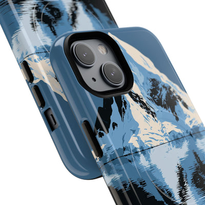 Blue Tough 2.0 Magsafe Phone Case for iPhone - Arctic Summit Mirror