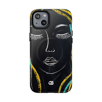 Obsidian Chalk Portrait · Tough+ Magsafe