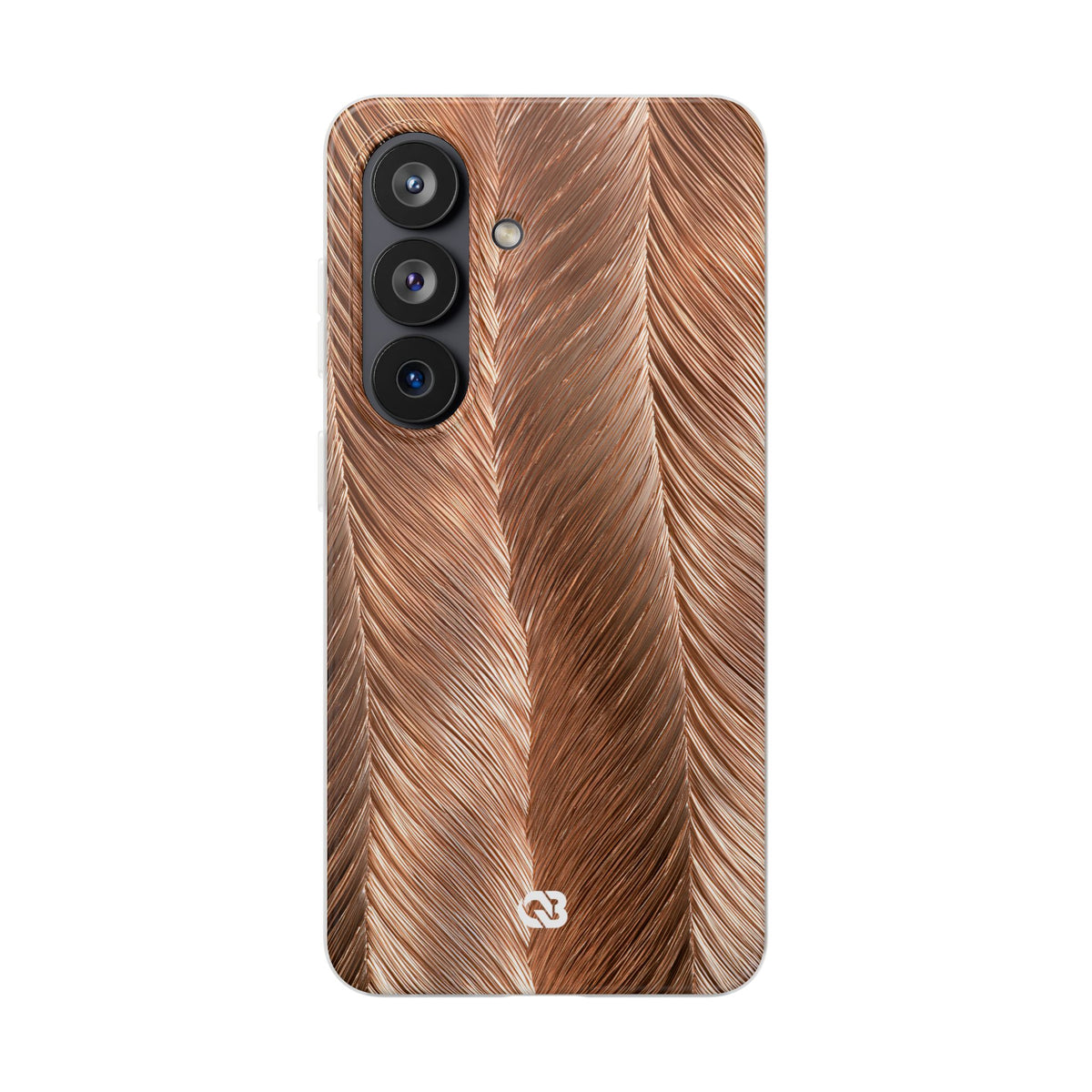 Rose Gold Weave · Lite Phone Case for Samsung · Brown