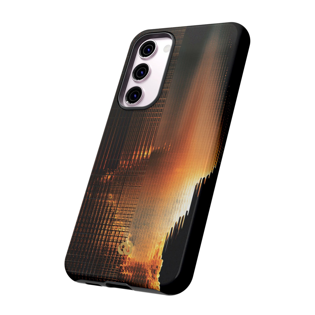 Luminous Grid · Tough Phone Case for Samsung · Black