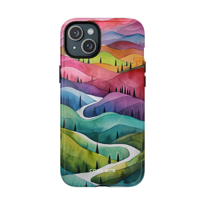 Winding Verdure iPhone 15 Plus Cover - Tough+