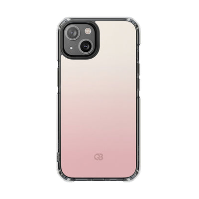 Pink Impact MagSafe Phone Case for iPhone - Frosted Blush Horizon