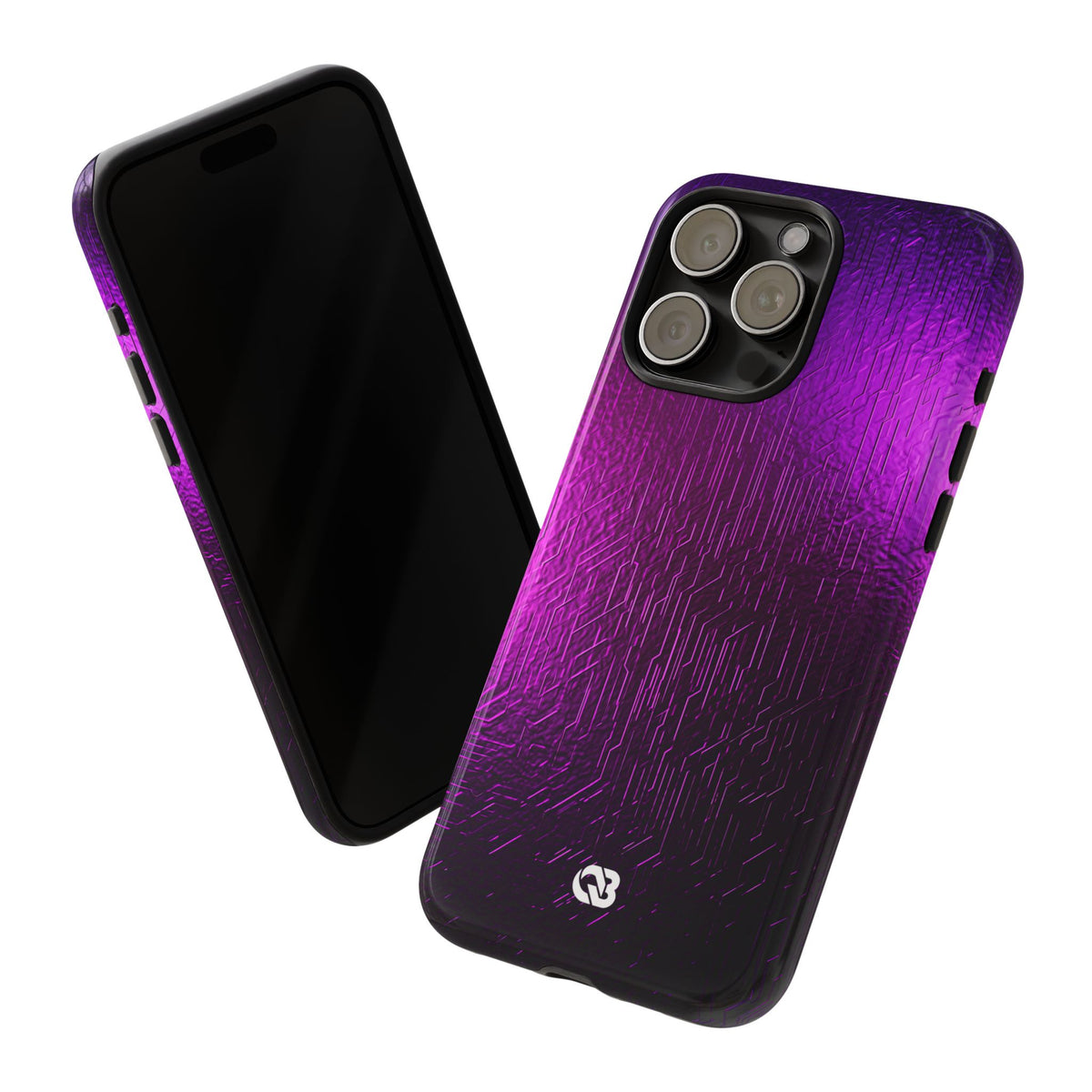 Violet Cyber Circuit · Tough Phone Case for iPhone · Purple