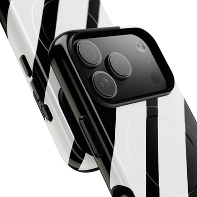 Obsidian White Bars · Tough+ Phone Case for iPhone · Magsafe