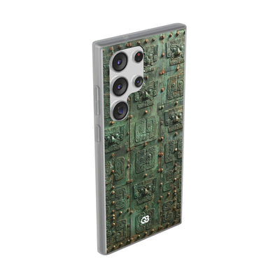Dynastic Bronze Relief · Lite Phone Case for Samsung · Green