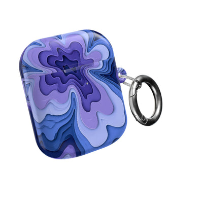 Periwinkle Strata Bloom · Hard Case for AirPods & AirPods Pro · Purple