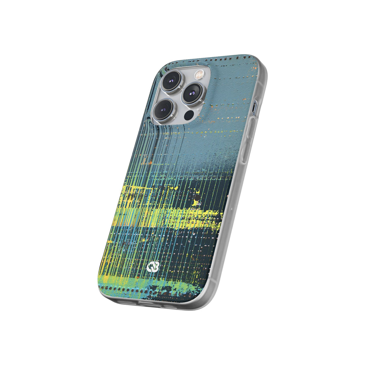Acid Raster Circuit · Lite Phone Case for iPhone ·  Teal