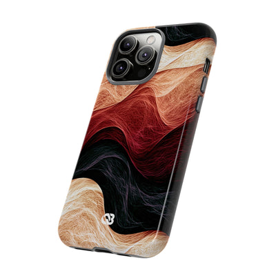 Ember Wave Dispersion · Tough Phone Case for iPhone · Red