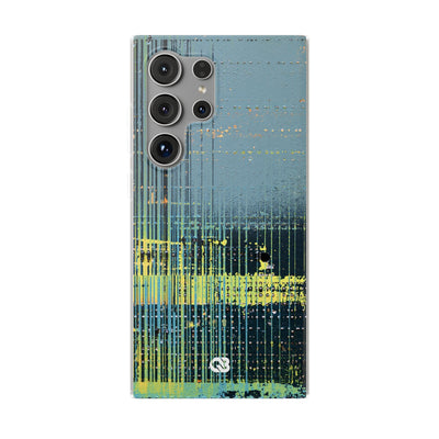Acid Raster Circuit · Lite Phone Case for Samsung · Teal