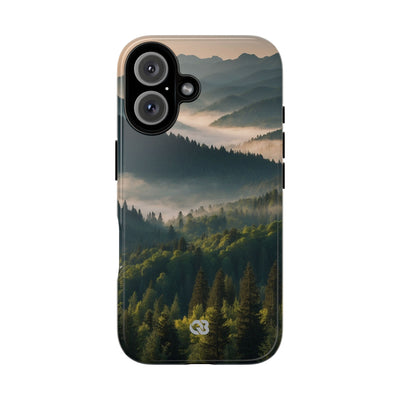 Foggy Mountain Ridge · Tough Phone Case for iPhone