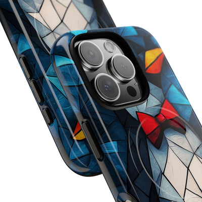 Mosaic Bowtie Penguin · Tough+ Phone Case for iPhone · Magsafe