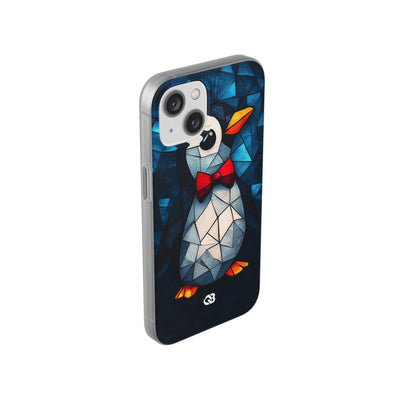 Mosaic Bowtie Penguin · Soft Phone Case for iPhone