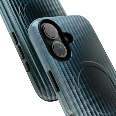 Blue Tough 2.0 Magsafe Phone Case for iPhone - Glacial Reeded Glass