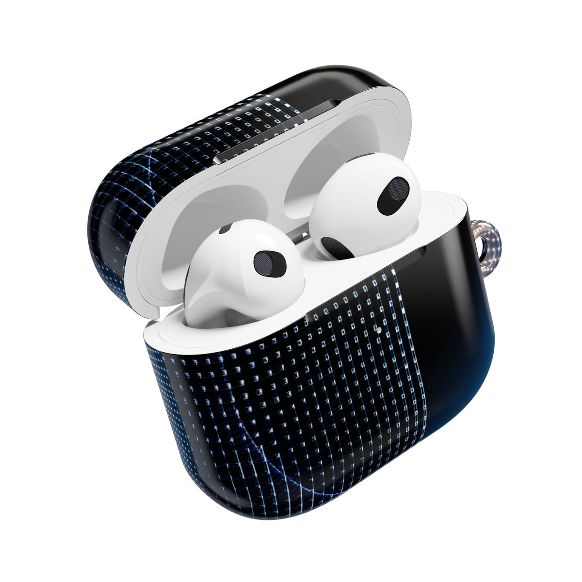 Luminous Meridian · Hard Case for AirPods & AirPods Pro · Black