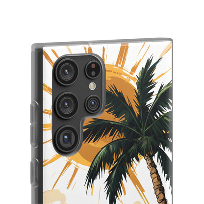Sunny Palm Breeze Samsung S22 Ultra Case - Soft