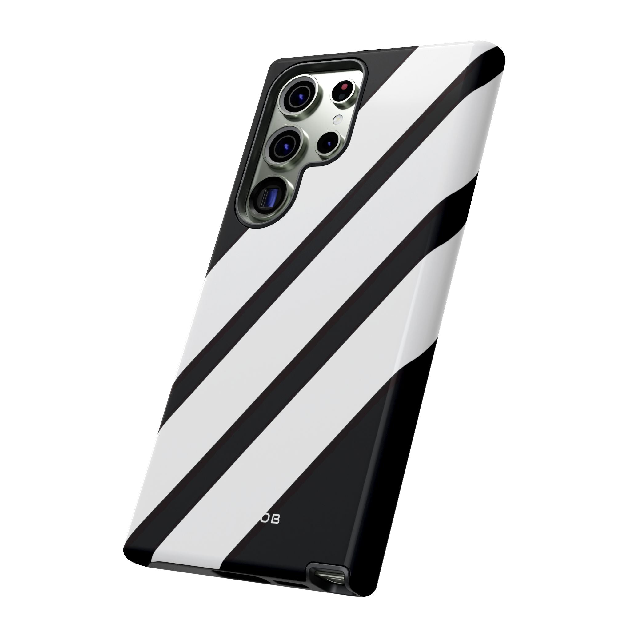 Diagonal Bands Noir Samsung S23 Ultra Case - Tough