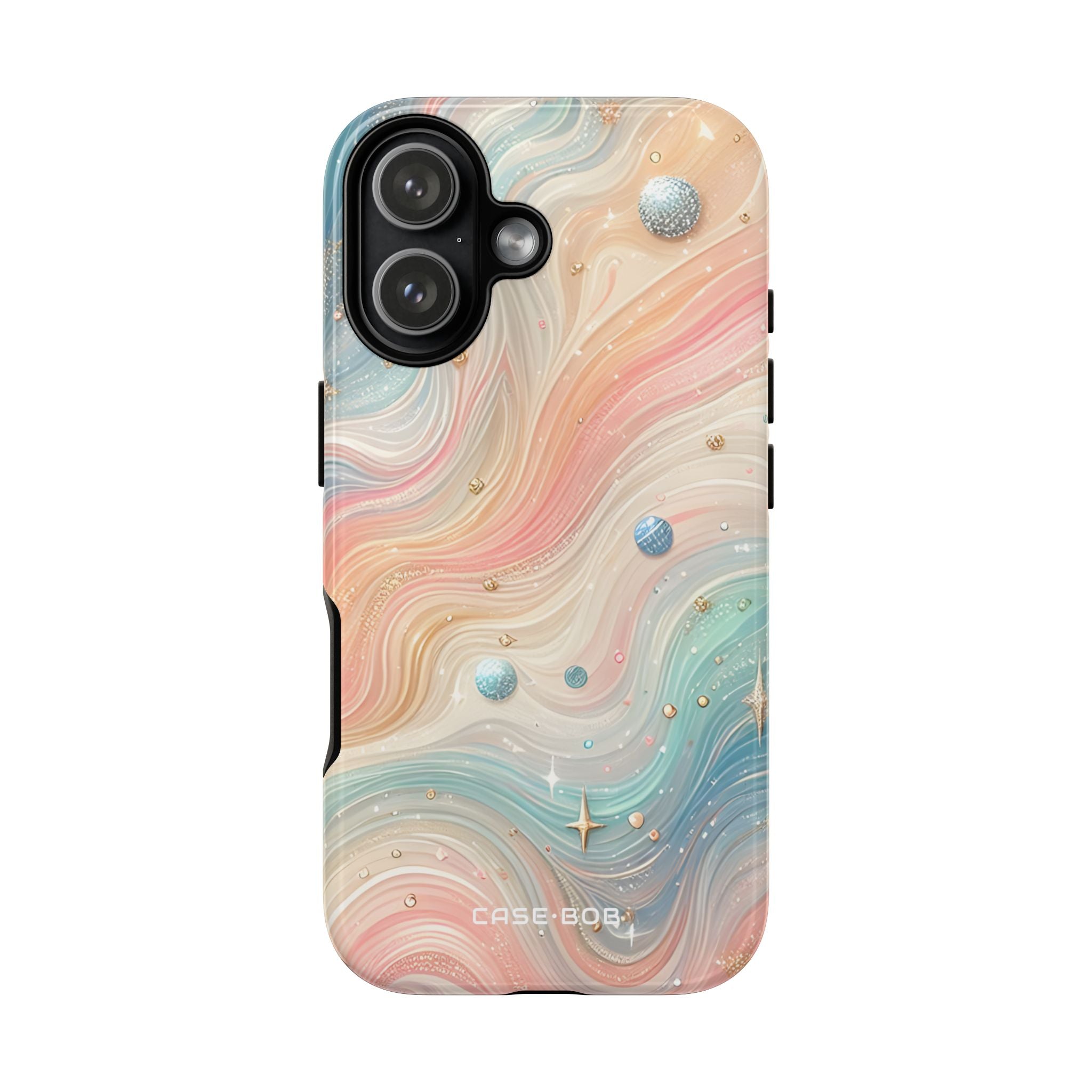 Iridescent Swirls iPhone 17 Case - Tough - CASE•BOB