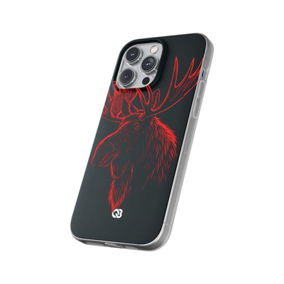 Nordic Elk · Lite Phone Case for iPhone ·  Black