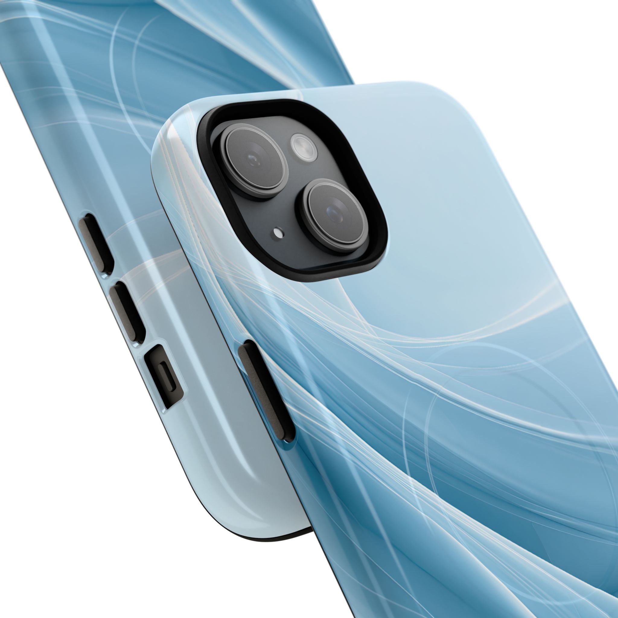 Blue Tough 2.0 Magsafe Phone Case for iPhone - Arctic Silk Drift
