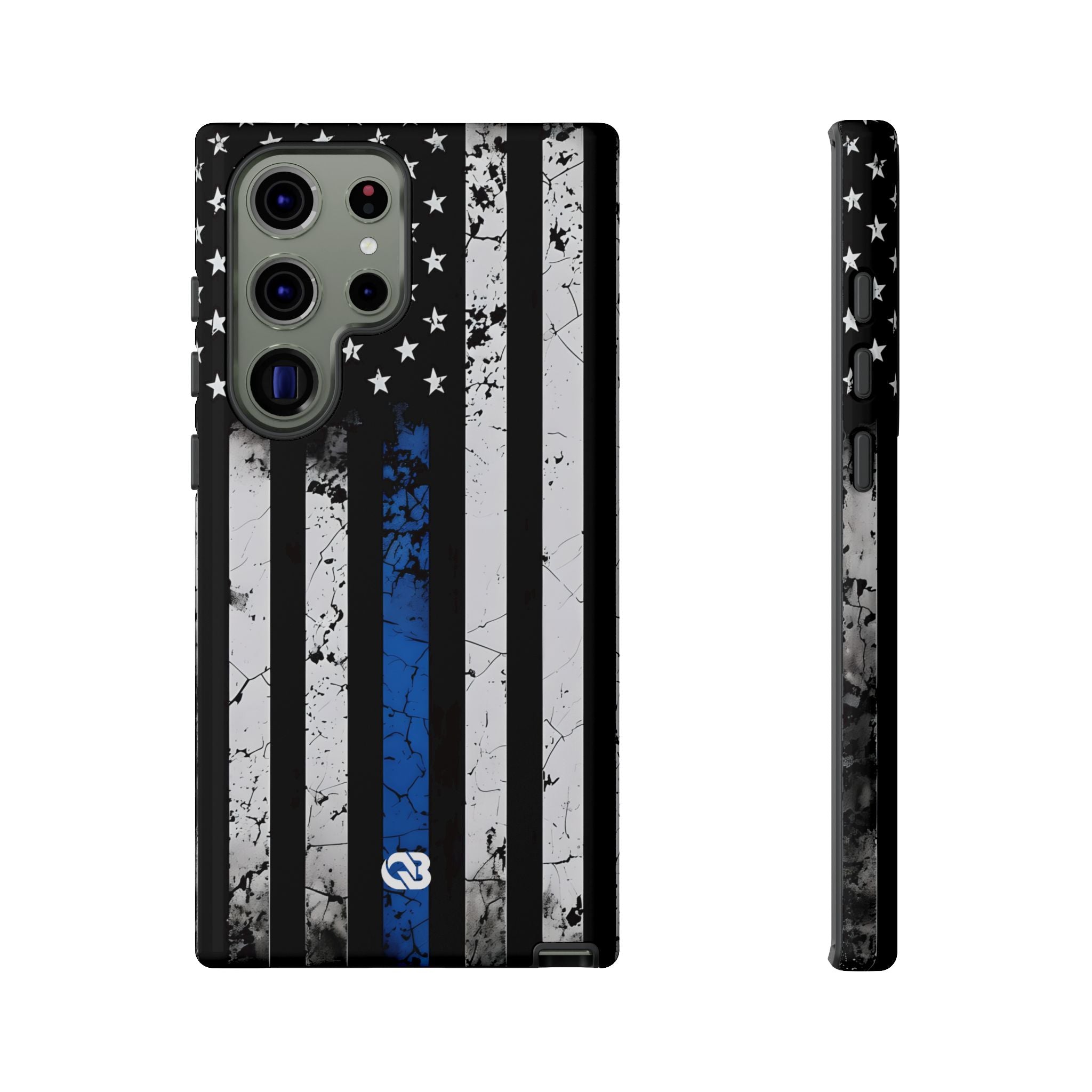 Gritty Cobalt Flag · Tough Handyhülle für Samsung