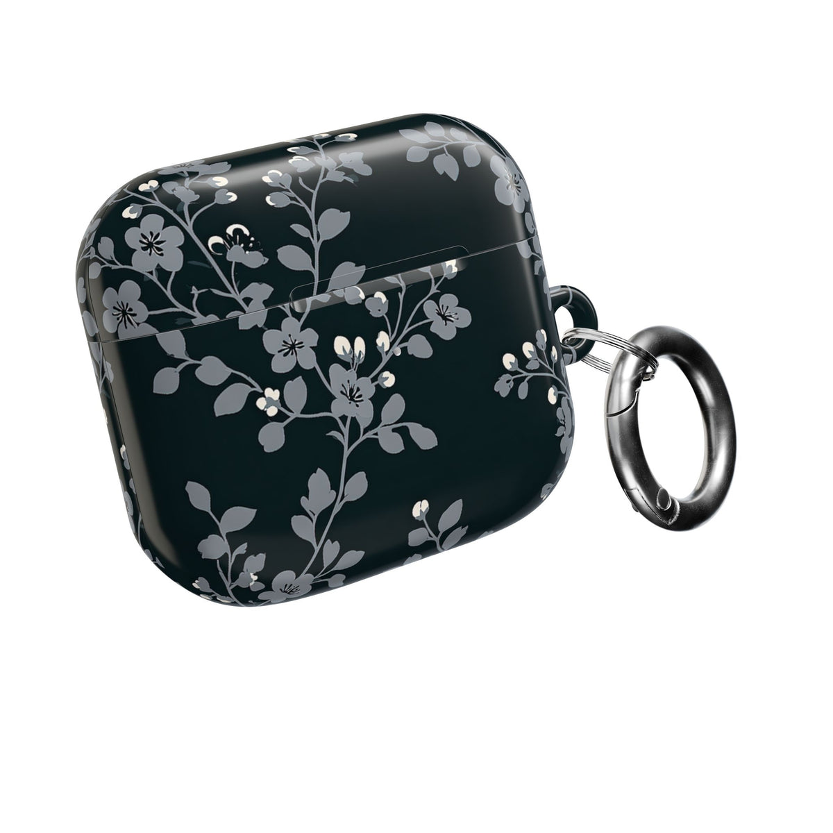 Nocturne Blossom Branch · Hard Case for AirPods & AirPods Pro · Black