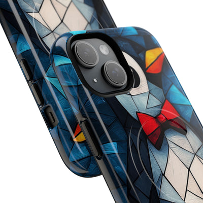 Mosaic Bowtie Penguin · Tough+ Phone Case for iPhone · Magsafe