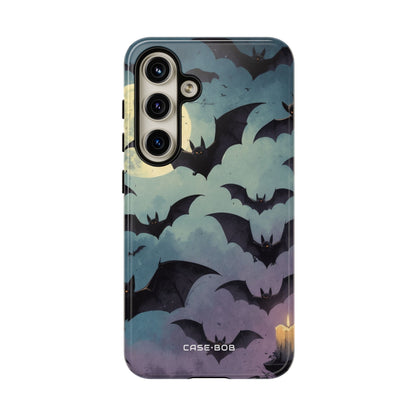Glowing Bat Swarm Samsung S24 Case - Tough