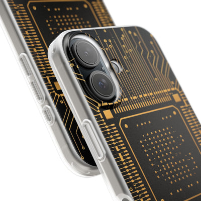 Gold Lite Phone Case for iPhone - Cyber Gold Processor