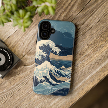 Cresting Blue Wave iPhone 16 Plus Case - Tough