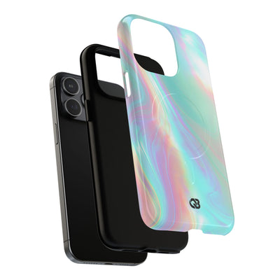 Prismatic Liquid Light · Tough 2.0 Magnetic Phone Case for iPhone · Teal