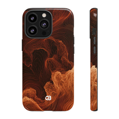 Amber Filament · Tough Phone Case for iPhone · Orange