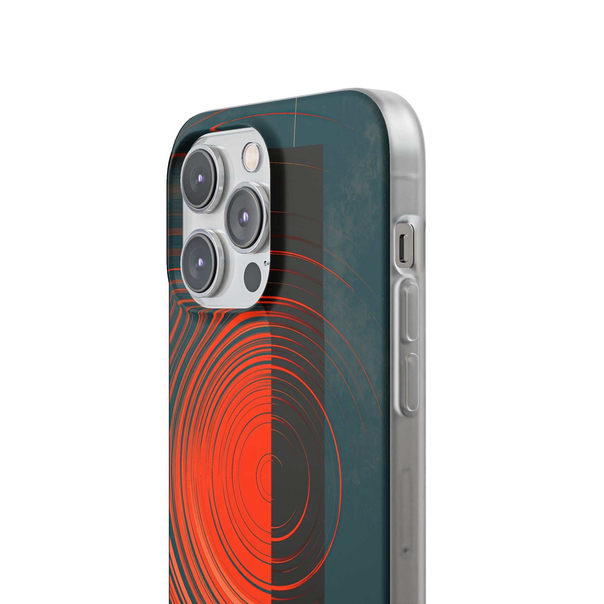 Teal Lite Phone Case for iPhone - Burnt Slate Radial