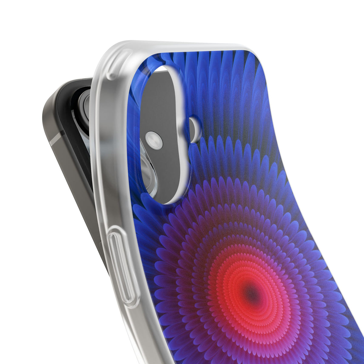Radial Spectrum Bloom · Lite Phone Case for iPhone ·  Blue