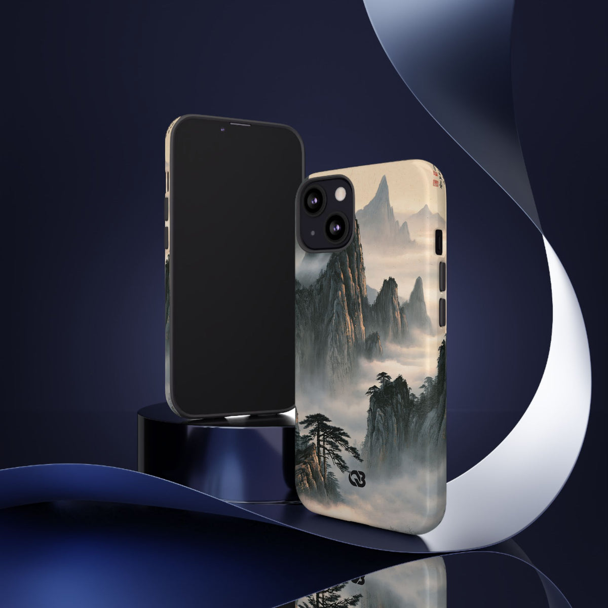 Sacred Mountain Mist · Tough Phone Case for iPhone · Beige