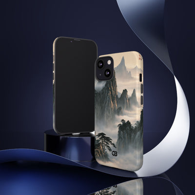 Sacred Mountain Mist · Tough Phone Case for iPhone · Beige