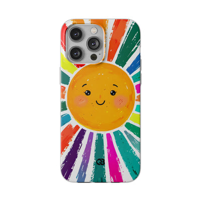 Vibrant Solar Smile · Soft Phone Case for iPhone