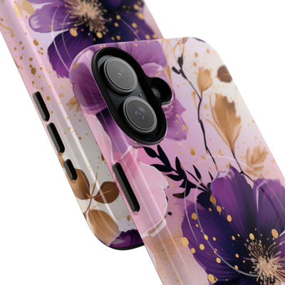 Gilded Violet Bloom · Tough+ Phone Case for iPhone · Magsafe