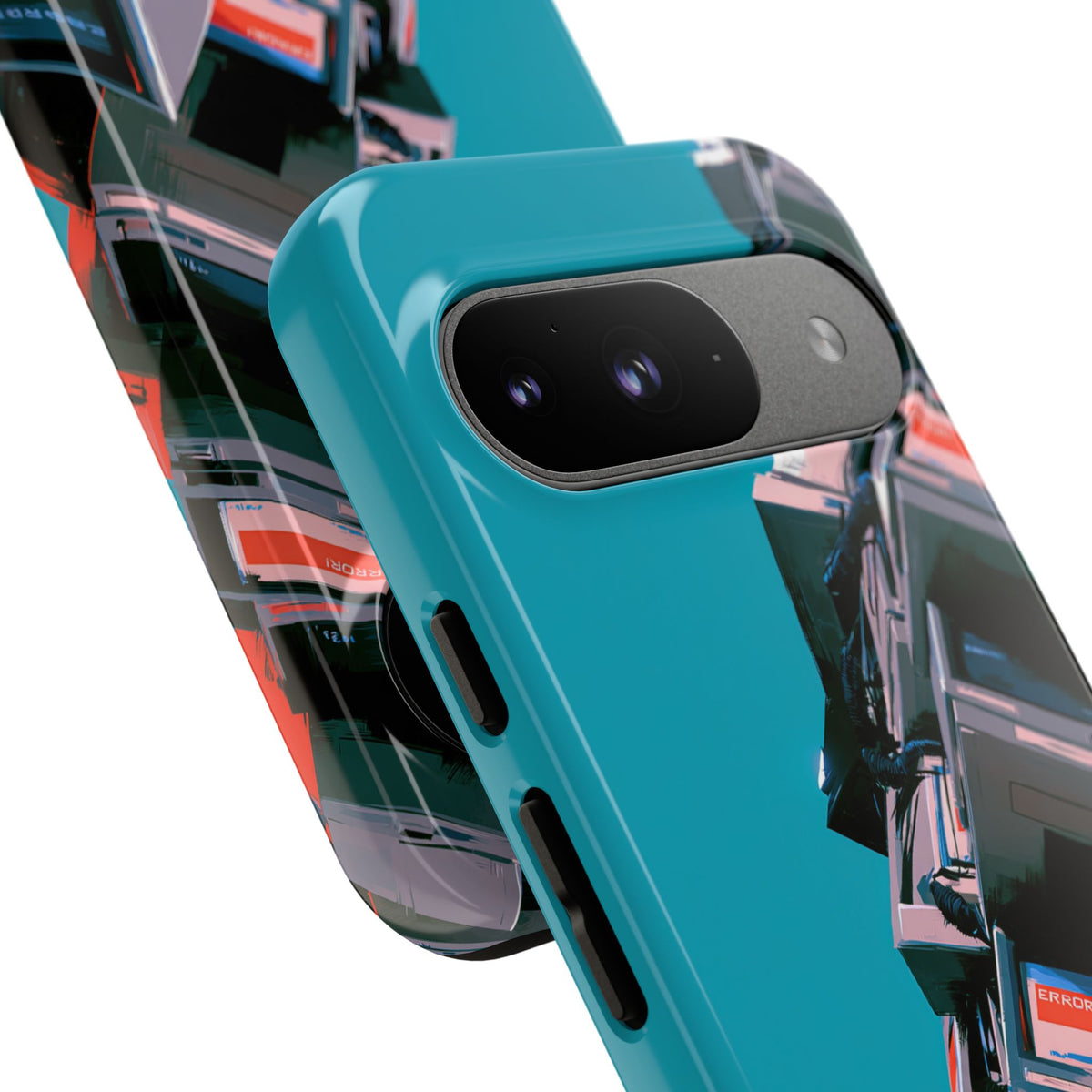 System Error Spire · Tough Phone Case for Pixel ·  Teal